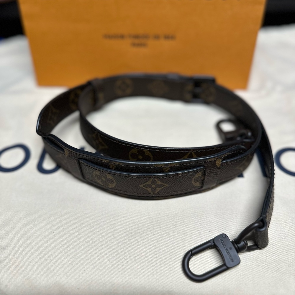 Louis Vuitton Dark Brown Monogram Belt